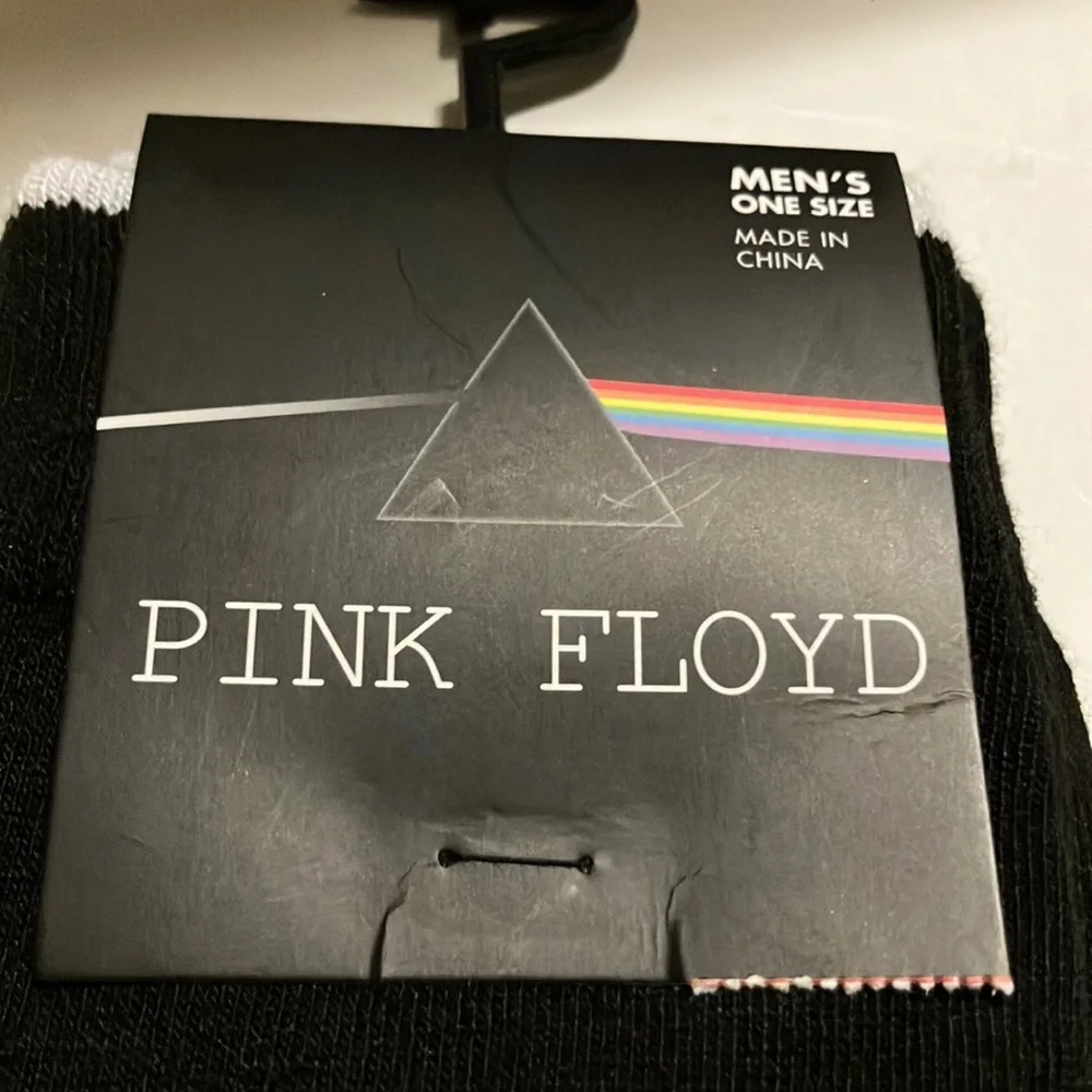 Pink Floyd Black Casual Socks with‎ Iconic Design